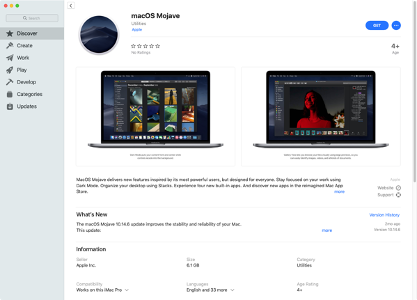 Unable To Download Macos Mojave From App Store